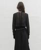 Morceau Par Morceau Tie Knit Cardigan [Black]