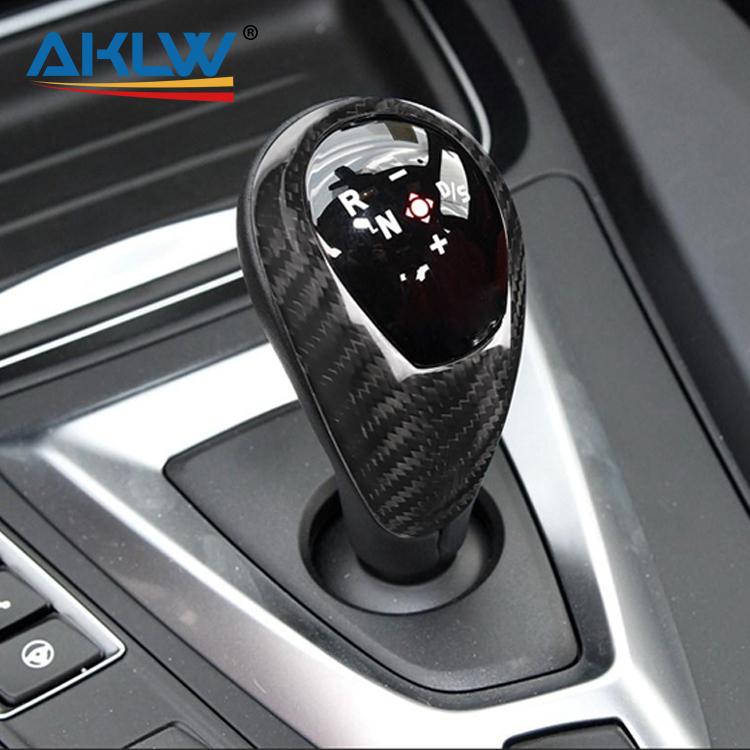 For BMW M2 F87 M3 F80 M4 F82 M5 F83 F10 F85 X5M F86 X6M F12 Real Carbon Fiber Gear Shift Lever Head Cover Gear Head Trim Cover