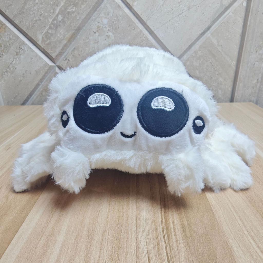 Simulated Little Spider Doll Lucas Spider Black And White Spider Plush Toy Doll