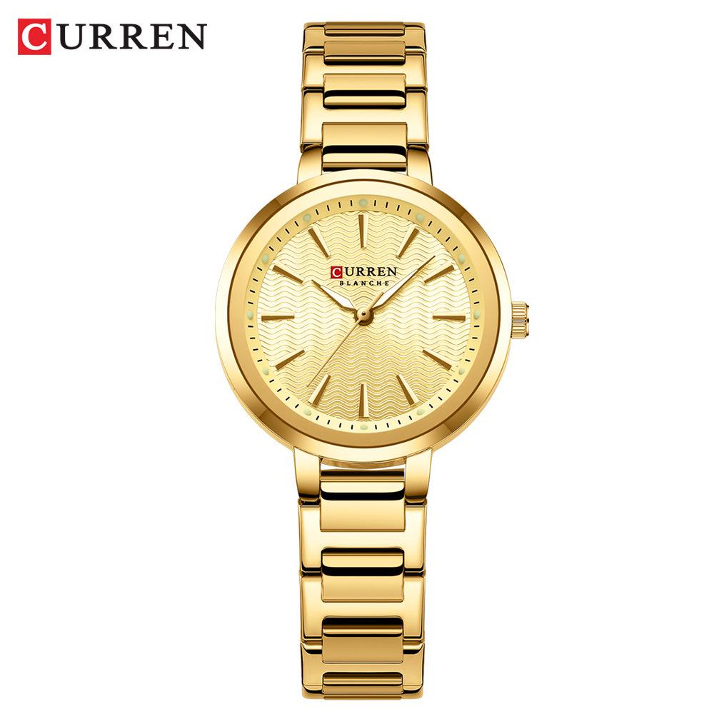 CURREN 9109 Women's Waterproof Quartz Watch - Simple, Casual Design with Small Dial