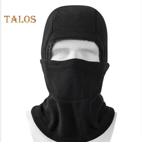 Zimní cyklistická čepice s obličejovým štítem, nastavitelná, větruodolná, tlustá plyšová, plná ochrana, venkovní zahřívací čepice do chladného počasí