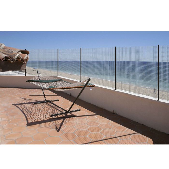 Grillage plastique gris 2 dimensions - Tenax Taille 1 x 10 m