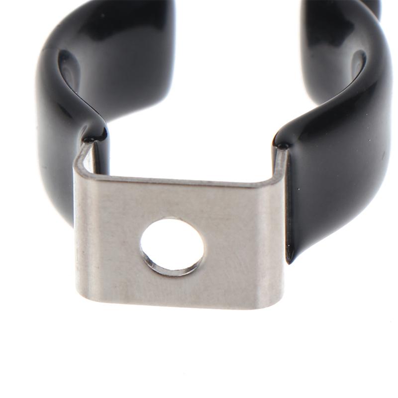 5Pcs U Clips Holder Bracket T5 - T10 Type Black Plastic Dipped Clamps Lamp Support Lampholder For Pipe Clamps