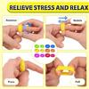 Supecesorio 12-Piece Sensory Fidget Toys Set, Anti-Stress Rings for Kids & Adults, ADHD Focus & Relaxation Therapy Toys
