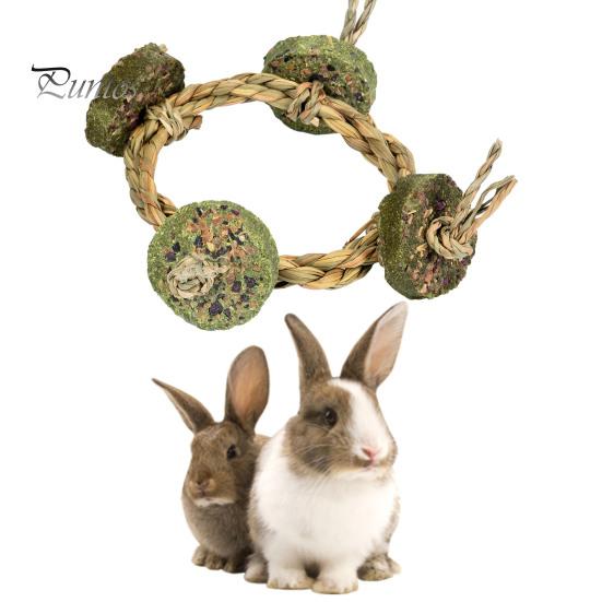 

Игрушка для хомяка, натуральная трава, маленькие животные, жевательная игрушка, устойчивая к укусам, чистка зубов, маленькая игрушка для домашних животных для кроликов, гвинея