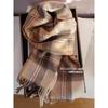 HANDUNYOU Australian Wool Plaid Scarf