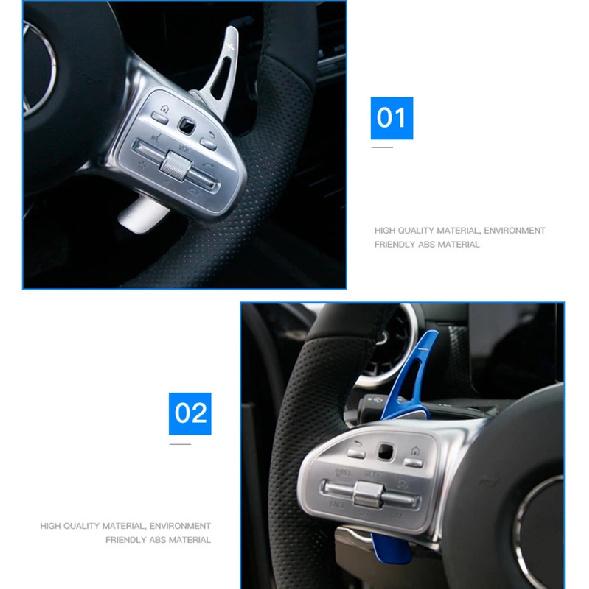 Schaltwippen für Mercedes-Benz A-Klasse W177 Limousine V177 MB A180 A180d A200 A250 - Auto Lenkradschaltwippen DSG Aufkleber