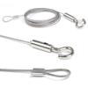 Stainless Steel Wire Rope with Safety Hook Heavy Duty Picture Hanging Hardware Metal Frame Hangers Load Bearing Suspension High Fast Delivery