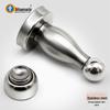 Yabaoli Stainless Steel Magnetic Door Stopper with Wall Suction and Anti-Collision Feature