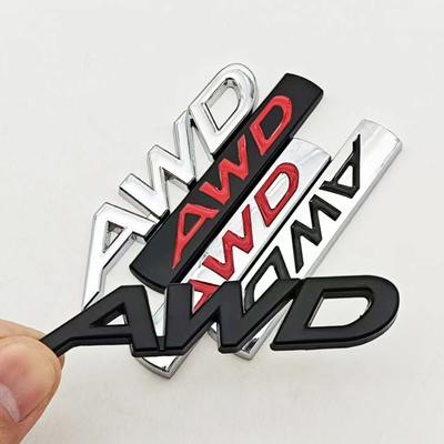 NEW 3D Metal Car Styling AWD Logo Car Body Badge Emblem For Mazda 3 CX-5 CX-3 RX-8 RX- 5 Decals Auto Accessories