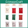 Canvas Large Merry Christmas Santa Sack Xmas Stocking Reindeer Gift Bag Storage