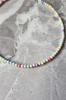 Handgefertigte bunte Perlenkette – Verstellbarer Choker-Stil