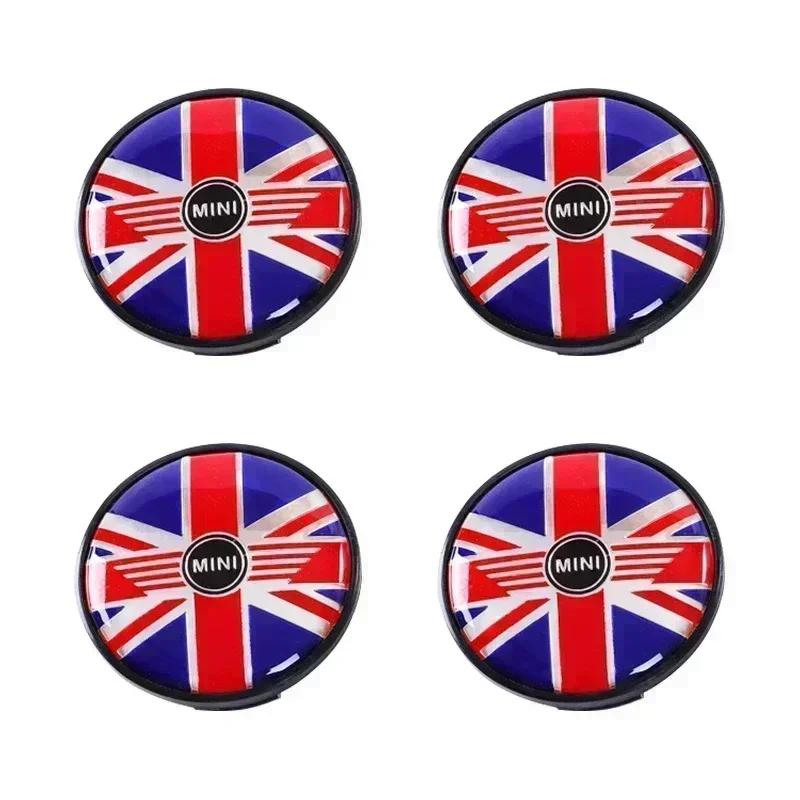 4Pcs 54mm 56mm Car Wheel Center Hub Cap Rim Cover For bmw Mini Cooper S JCW One R56 R60 F54 F55 F56 F60 Clubman Countryman