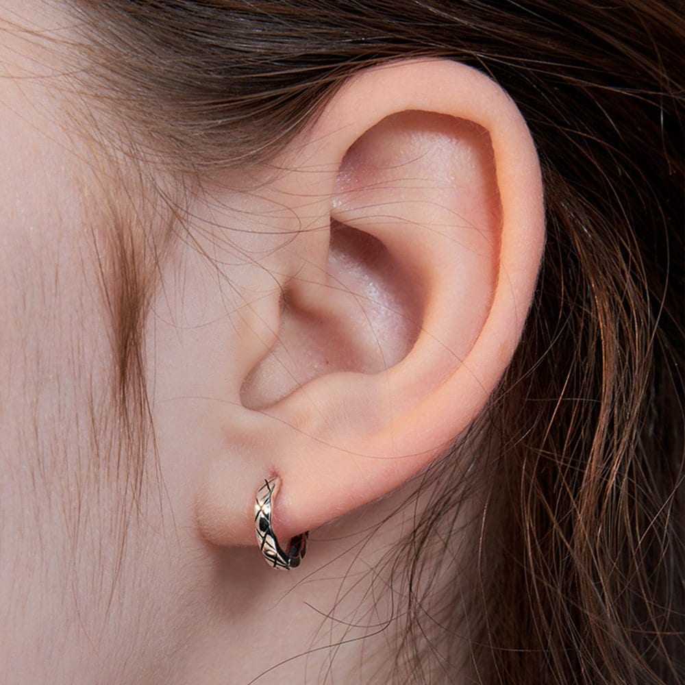 [Hei][Worn by Kang Han-na, Seo Eun-kwang, Baek Jin-hee, and Woods] Diamond One-Touch Earring
