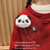 Adorable Red Panda Brooch: Cute Plush Backpack Pin for Students, Couples & Women - Perfect Birthday Gift