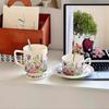 The Xiaoxiangfeng Ceramic Mug Has A Niche Design Sense The Rose Highball Cup Is A High End Drinking Cup for Women's Offices