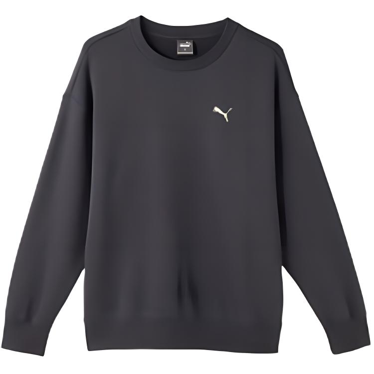 

Puma Loose Fleece Pullover Sweatshirt Unisex Sweatshirts Galaxy-Gray 632292-69 S
