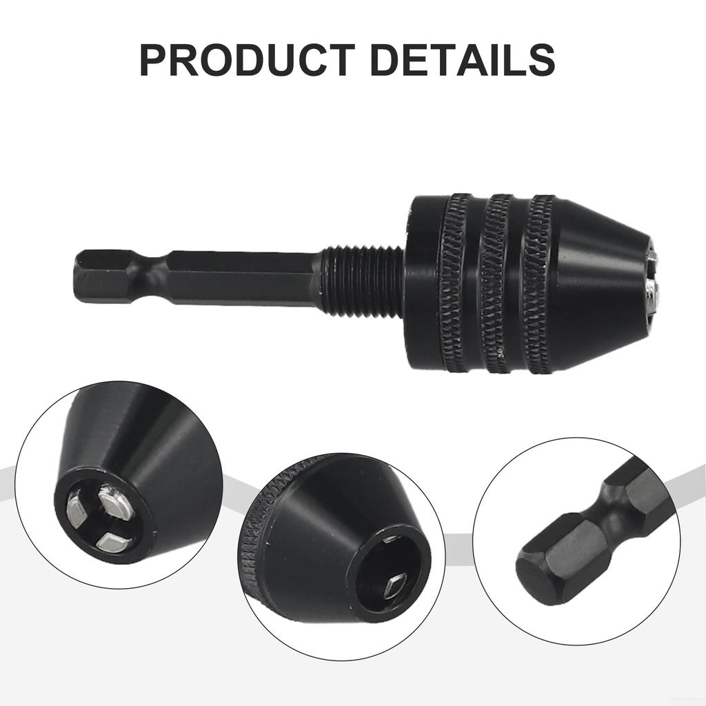 Chuck Hex Shank Keyless Chuck Conversion Quick Change