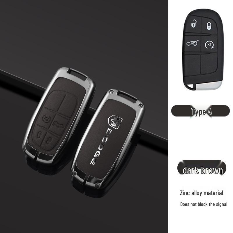 Dodge Journey Metal Key Case: Premium Key Cover with Buckle for Men's Keys