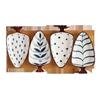 Japanese Creative Ceramic Snack Plate Dried Fruit Nut Snack Plate Grid Fruit Plate Small Vegetable Plate Household Tableware