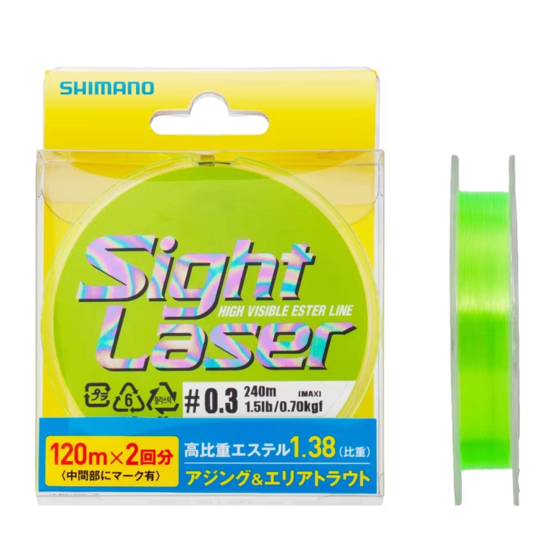 

SHIMANO Sight Laser EX Ester 240m Fluorescent Green Нет. 0.3 CL-L75Q