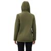 Women’s Trenches Hooded Windbreakers Long Sleeves Fleece Coats Water-resistant Zipper Jackets Autumn Winter Outer Wear