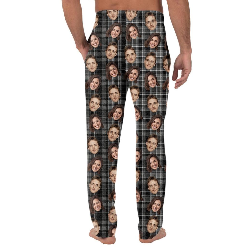Men's Casual Pants with Pockets for Home Sleeping and Lounging