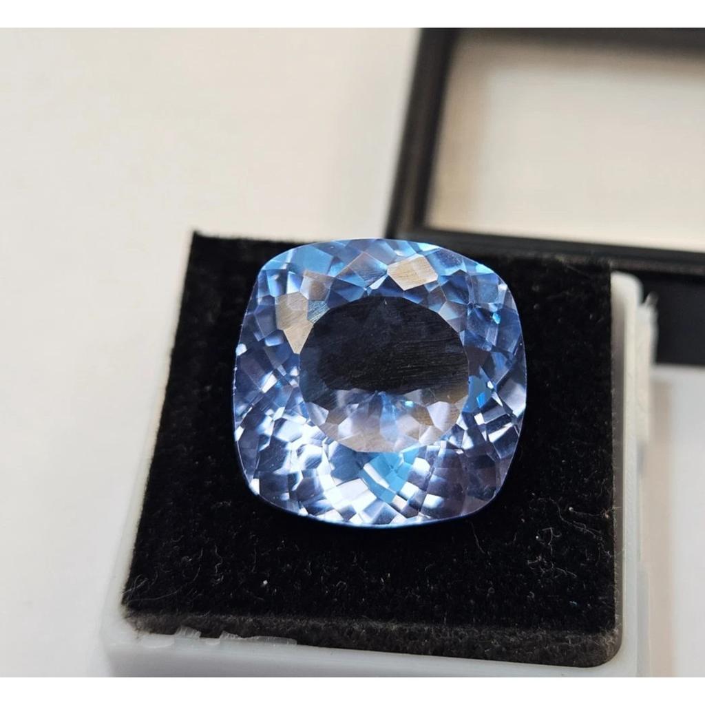 15-16 Ct Sapphire Blue Cushion Cut Top Quality Certified Loose Gemstone
