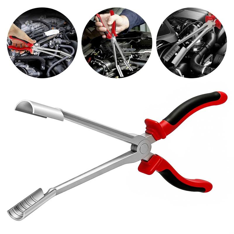 1Pcs Car Spark Plug Wire Removal Pliers Tool High Voltage Cylinder Cable Clamp Carbon Steel Boot Puller For Auto Truck Repair