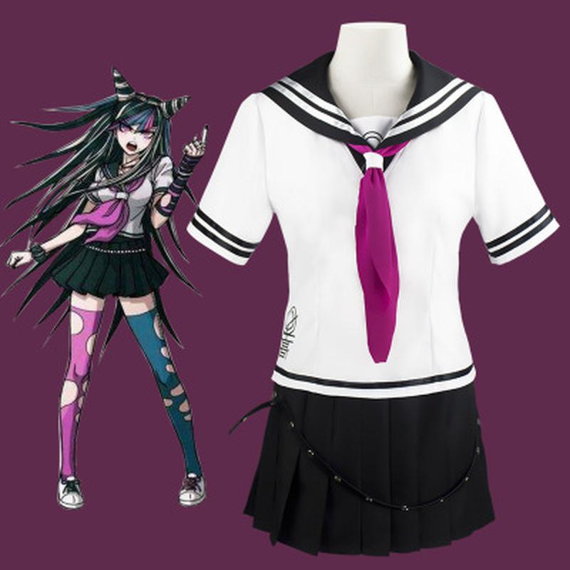 Scione Anime Cosplay Kostým Projektil On the Broken Round Dance Yui Buki Miota Sailor Suit JK Uniform