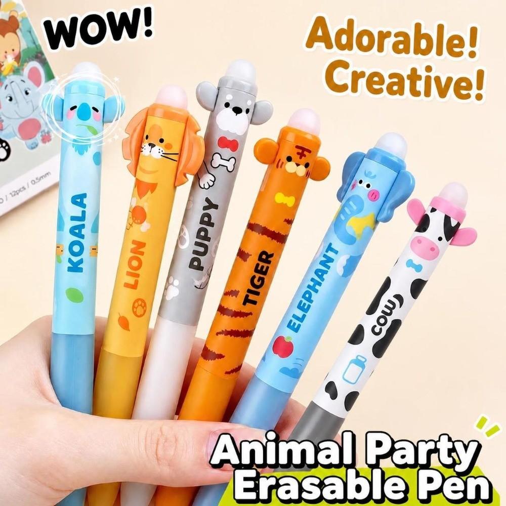 Blue Ink Erasable Pen Plastic Neutral Pens New Ballpoint Pen Student Writing Supplies