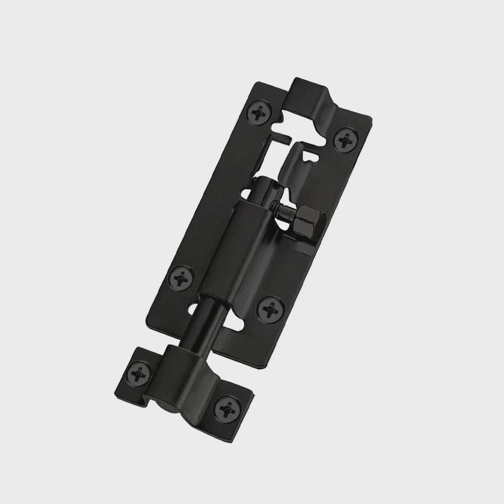 Stainless Steel Black Bolt for Cabinet & Wooden Door, Sizes: 1.5 To 5 Inches