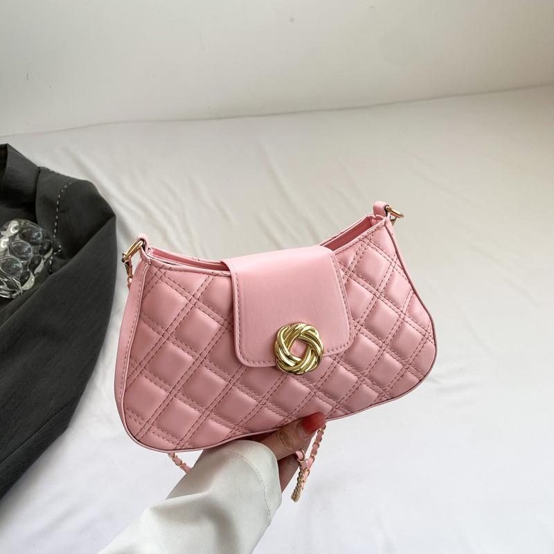 

Trendy Summer Pu Crossbody Bag For Women 2023 Stylish And Chic Square Bag рожевий