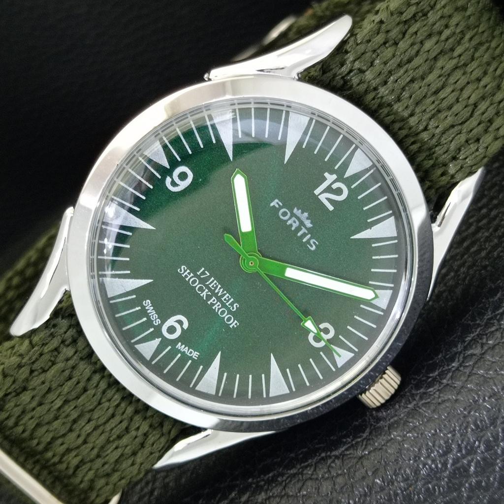 

ШВЕЙЦАРСКИЕ ВИНТАЖНЫЕ МУЖСКИЕ ЧАСЫ С РУЧНЫМ ЗАВОДОМ, ВОССТАНОВЛЕННЫЕ, ЗЕЛЕНЫЙ ЦИФЕРБЛАТ a700977-5 R205a-a700977