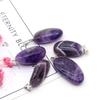 5 st, Böhmisk Reiki Healing Kristallhänge, Unik Energi Natursten Agat Ädelsten Berlocker för DIY Halsband Nyckelringstillbehör Hantverk Gåvor