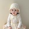 Breathable Cotton Ear Protection Fetal Cap Ruffle Baby Bonnet  Bonnet 2-24Month Infant