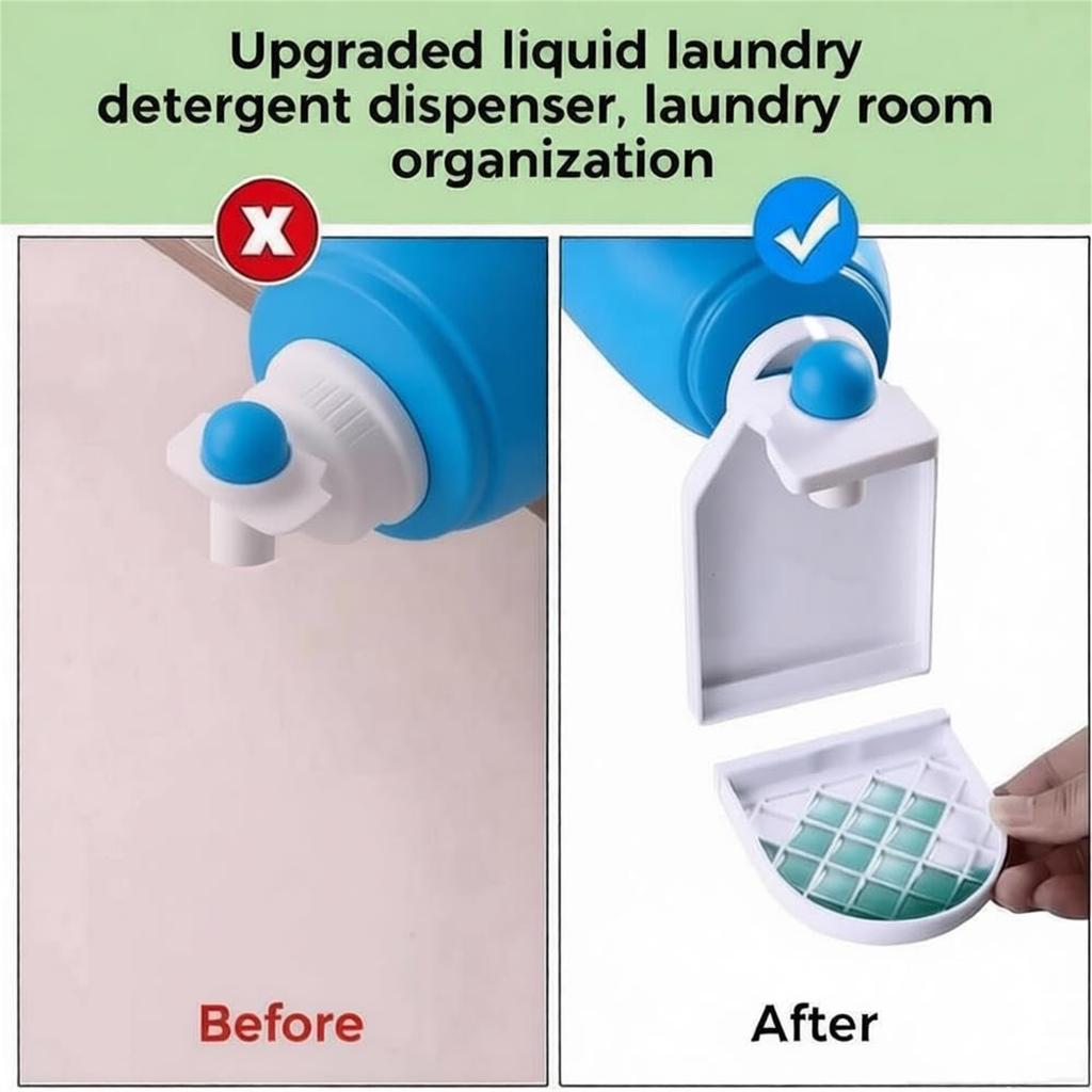 Cup Holder with Tray for Fabric Softener Dispenser - Washing Machine Accessory
