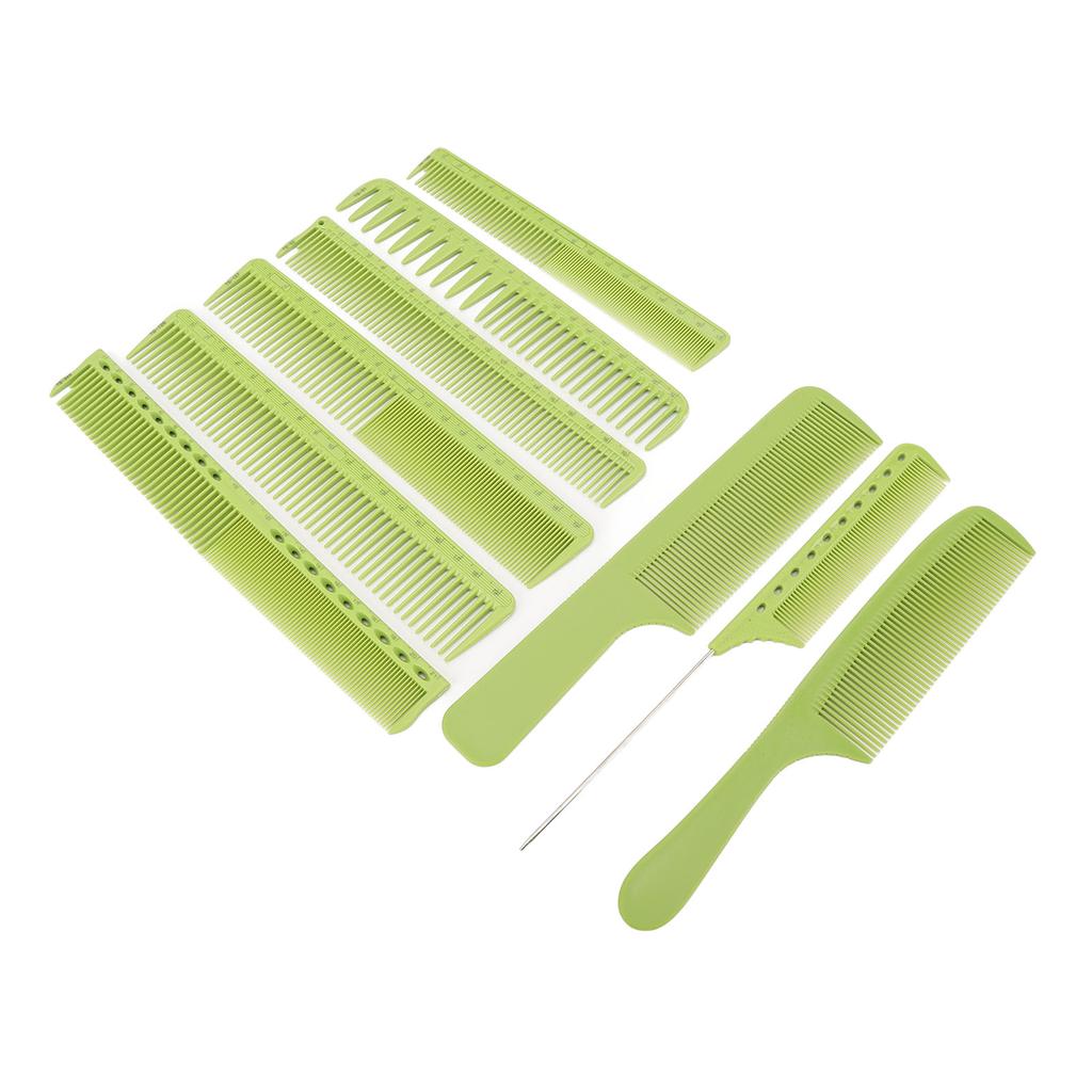 9 Pcs Hair Comb Set Professional High Temperature Resistant Stylists Comb Set for Men Teasing Styling