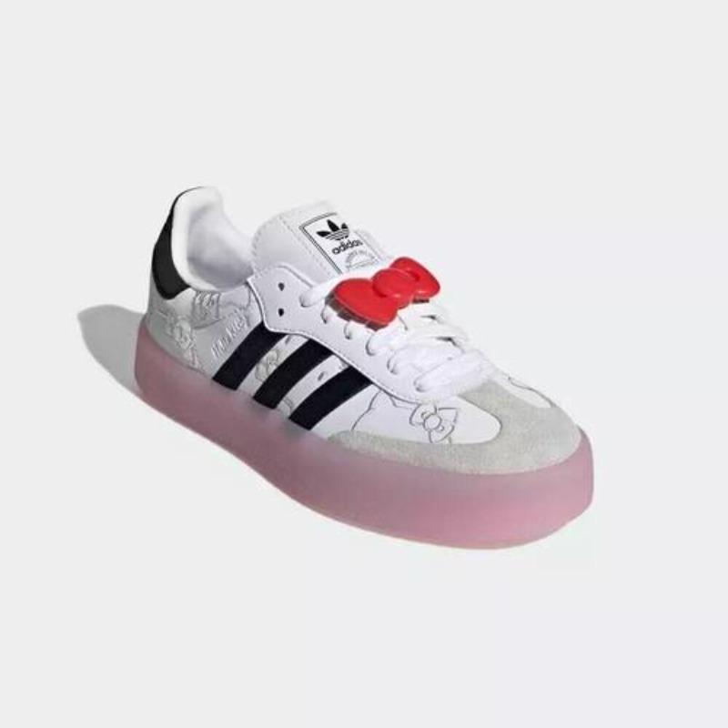 adidas Hello Kitty x Sambae White Black Clear Pink W - IG4450