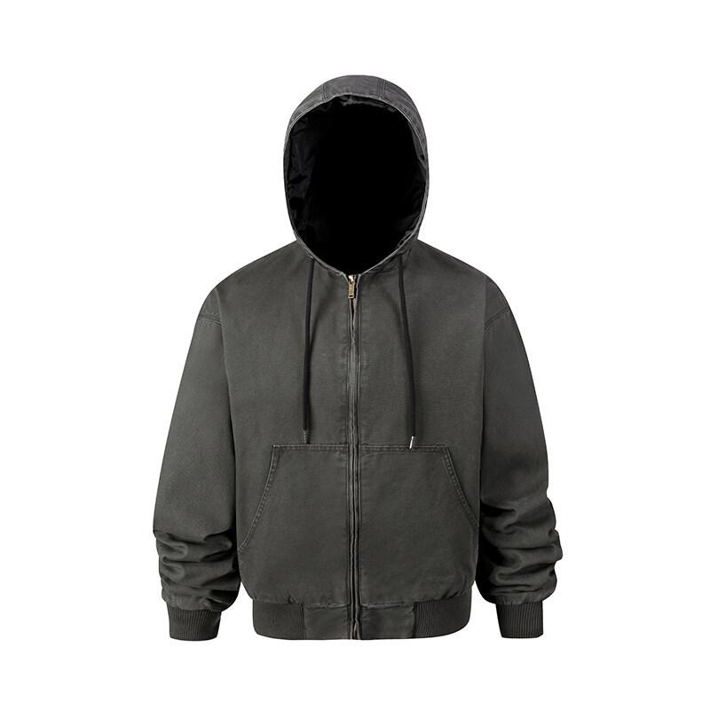 

Весенне-осенняя ретро-кардиган куртка, свободная куртка с капюшоном, мужская толстовка XL