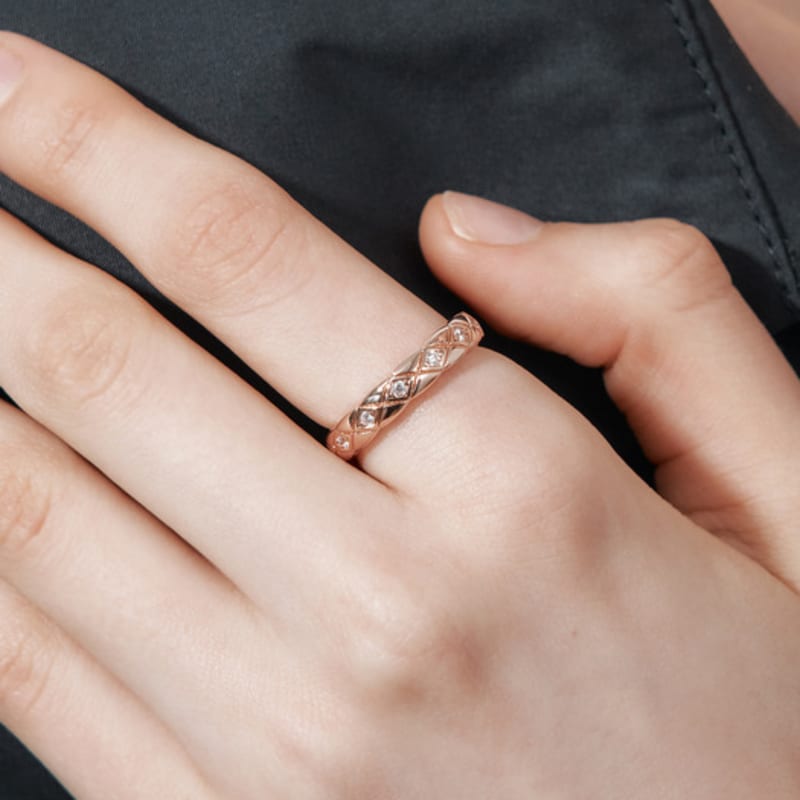 GEIGER Jewelry Quilted Stone Point Ring GIBRWR001