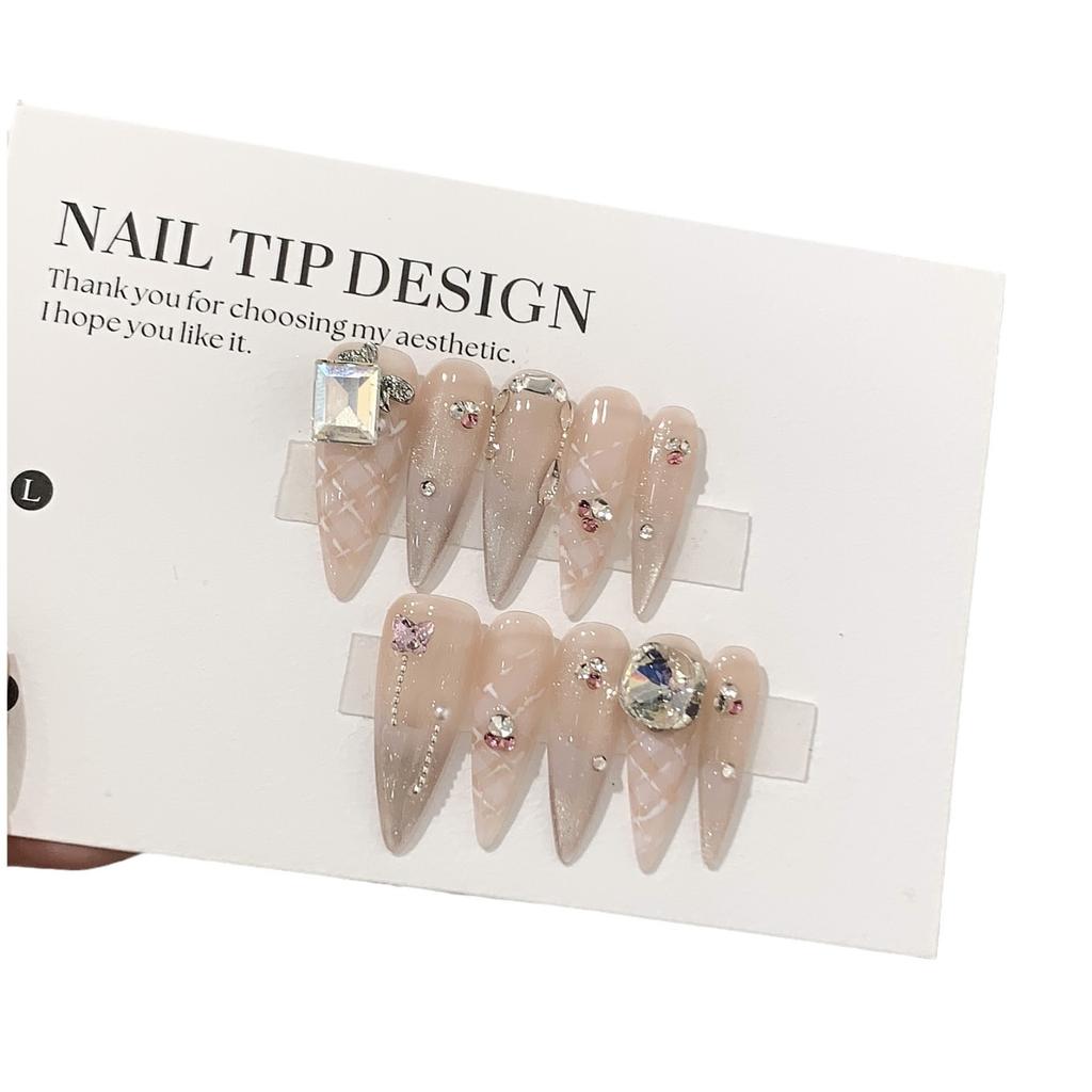 Pure Plaid Cat-eye Butterfly Chain Fresh Small Diamond Yaochi Daily Patch Wear Armor