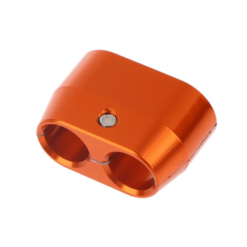 

Orange Aluminum Alloy Motorcycle Brake Hose Clamp Wire Guide Line Fixing Bracket For Off Road Bike Modification 1PC