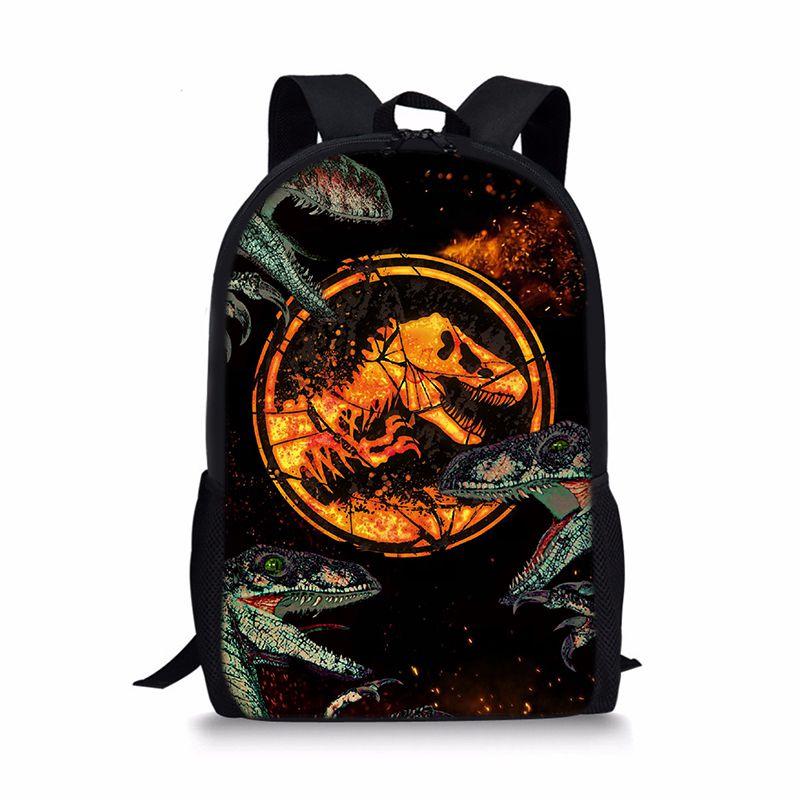 Jurassic World Dinosaurier Rucksack Große Kapazität Schultasche für Jungen und Mädchen