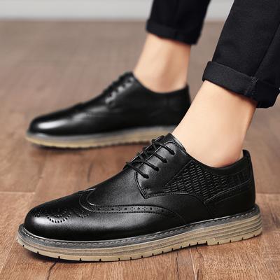 FashionUpscale Luxury Business Leather Oxford Men Shoes Breathable Rubber Formal Dress Male Shoes Office Wedding Flats Footwear
