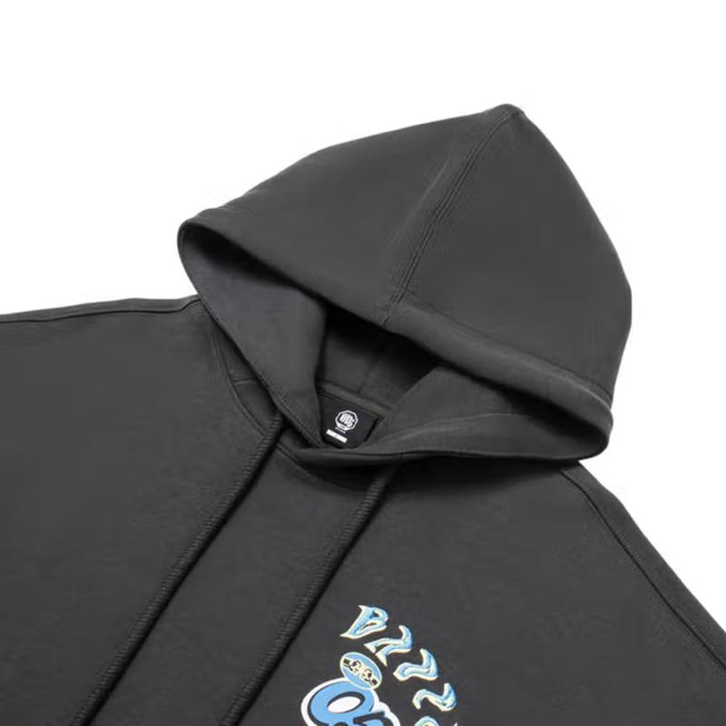 Li-Ning Letter Print Trendy Comfortable Pullover Hoodie Casual Sports Suit Unisex Hoodies Graphite-Grey Black AWDU085-7+AKLUA73-4