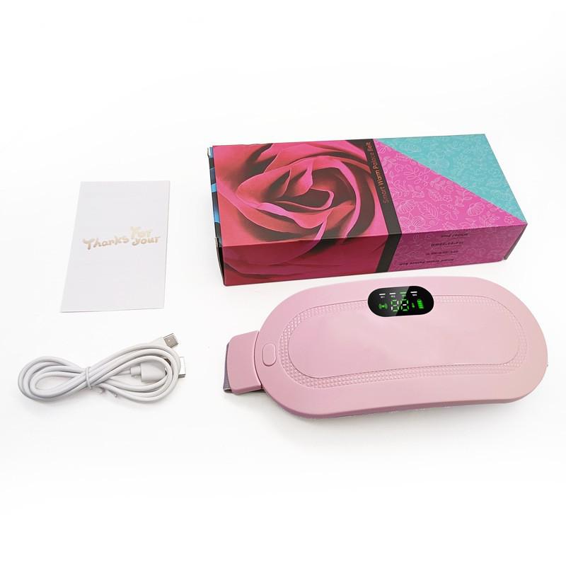 Cross-Border Smart Heating Waist Belt with Digital Display for Menstrual Relief and Vibration Support