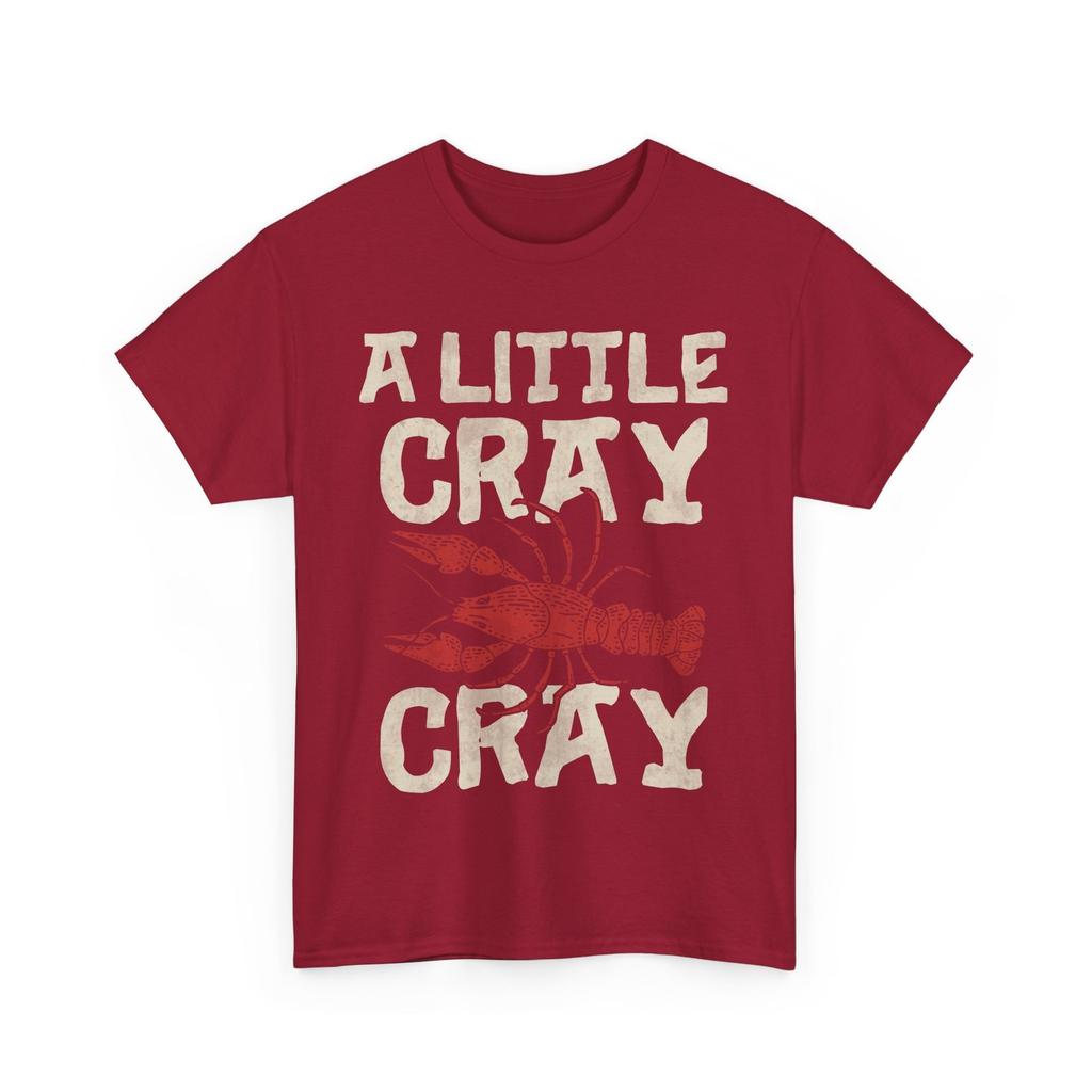 A Little Cray Cray Crawfish Sea Food Lovers Crawfish Boil Vintage Shirt