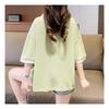Navava Men Casual Ribbon Collar ShorT Sleeve T shirT nT1538