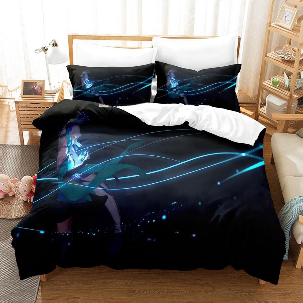 3D Printing Game Kawaii Girls Onmyoji Bedding Set Single Twin Full Queen King Size Bed Set Adult Kid Bedroom Duvet Cover Sets